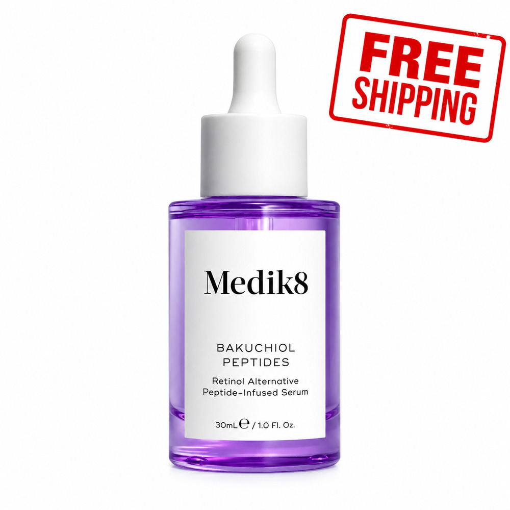 Medik8 Bakuchiol Peptides Retinol Alternative Peptide Serum 1 fl oz 30ml NEW